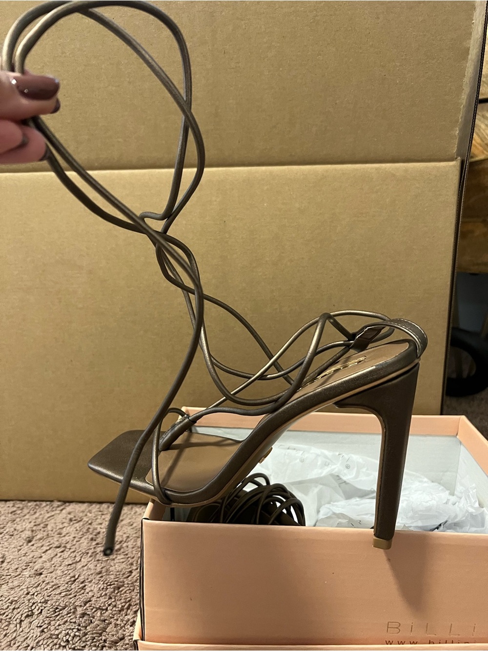 Billini - Tala Strappy Heels - Bronze